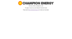 Desktop Screenshot of championenergy.net